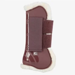 Shop Horze Graz Tendon Boots In Rum & Raisin For Horses -HorseMate Shop 1 Horse T Horze Graz Tendon Boots Rum Raisin 4