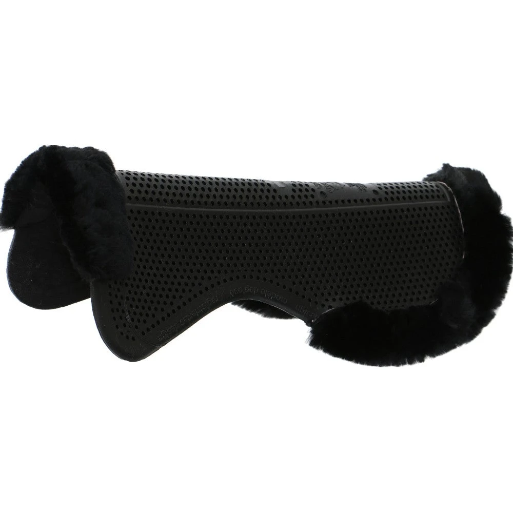 Acavallo Th Gel Cut Out Sheepskin Pad Black Large By Order 2 Acavallo Th Gel Cut Out Sheepskin Pad Black Large By Order - Image 2