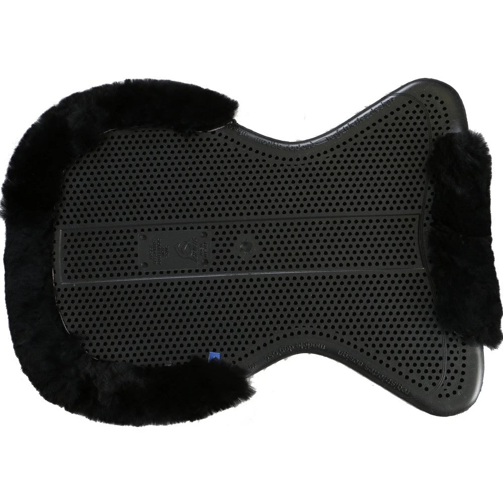 Acavallo Th Gel Cut Out Sheepskin Pad Black Large By Order 1 Acavallo Th Gel Cut Out Sheepskin Pad Black Large By Order