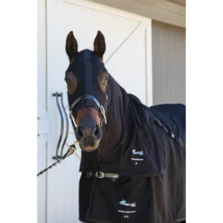 Summer Stretch Zip Hoods - Black 6 Summer Stretch Zip Hoods - Black -HorseMate Shop DD19 68