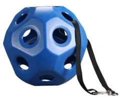 Horse Ball Slow Feed Blue Horsemaster -HorseMate Shop Horsemaster Slow Feed Ball Blue 3