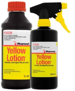 Yellow Lotion Pump Pack Ranvet 500ml
