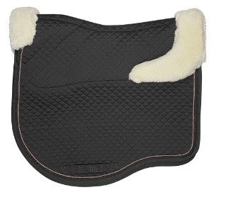 Saddlecloth Dressage Estate With Fleece Black Full 1 Saddlecloth Dressage Estate With Fleece Black Full