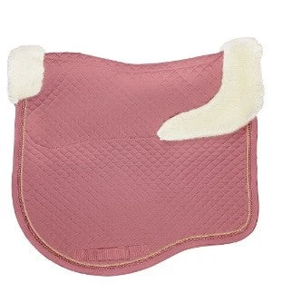 Saddlecloth Dressage Estate With Fleece Blush Full 1 Saddlecloth Dressage Estate With Fleece Blush Full
