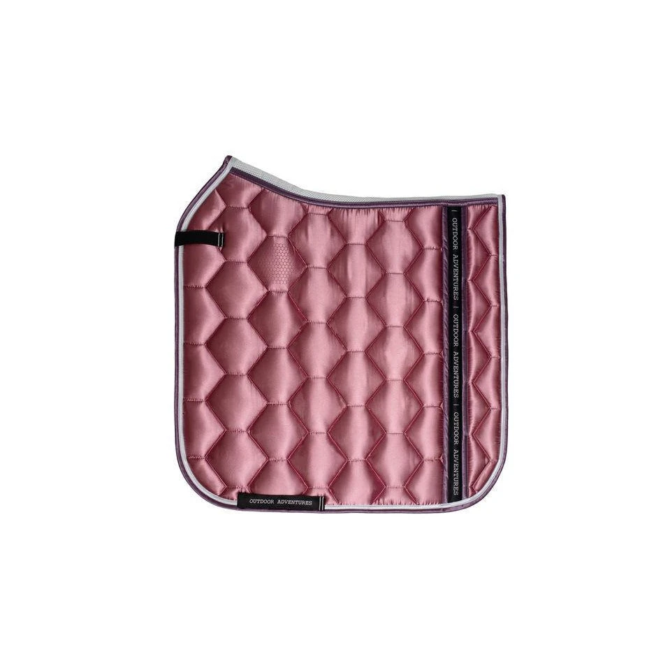 Dressage Honeycomb Quilted Satin Saddle Pad 2 Dressage Honeycomb Quilted Satin Saddle Pad - Image 2