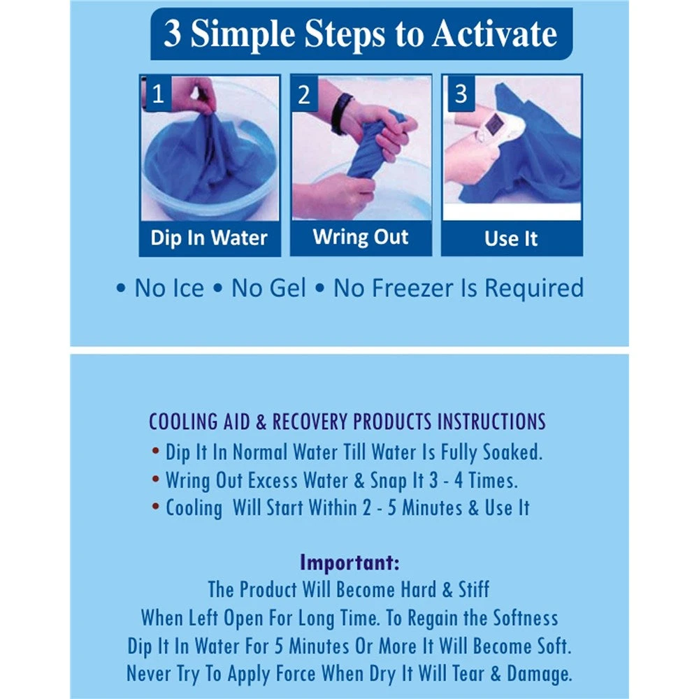 Hydro Cool Bandages-Pair 2 Hydro Cool Bandages-Pair - Image 2