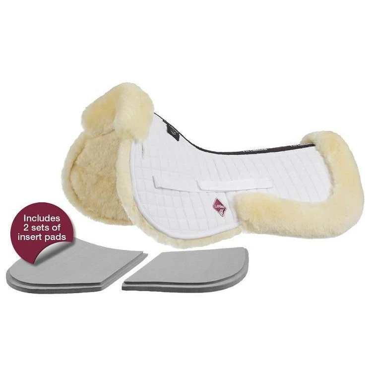 LeMieux Pro-Sorb Lambskin 2 Pocket Half Pad 2 LeMieux Pro-Sorb Lambskin 2 Pocket Half Pad - Image 2