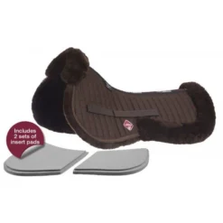 LeMieux Pro-Sorb Lambskin 2 Pocket Half Pad 9 LeMieux Pro-Sorb Lambskin 2 Pocket Half Pad -HorseMate Shop lemieux pro sorb lambskin 2 pocket half pad southern sport horses 5