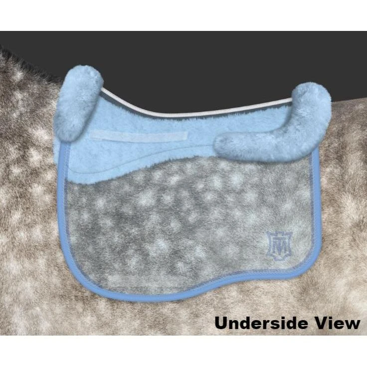 Mattes Eurofit Dressage Fleece - Light Blue 2 Mattes Eurofit Dressage Fleece - Light Blue - Image 2