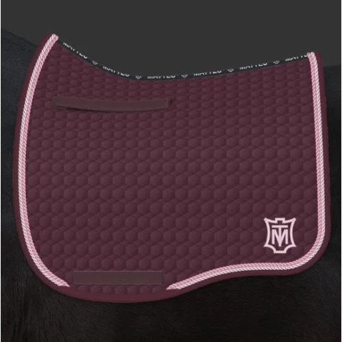 Mattes Eurofit Dressage Plain - Blackberry 1 Mattes Eurofit Dressage Plain - Blackberry