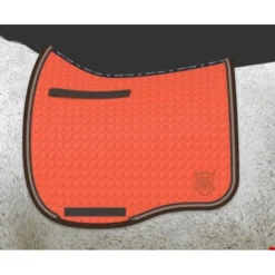 Mattes Eurofit Dressage Plain - Orange -HorseMate Shop mattes eurofit dressage plain orange trailrace equestrian outfitters 3