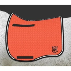 Mattes Eurofit Dressage Plain - Orange -HorseMate Shop mattes eurofit dressage plain orange trailrace equestrian outfitters 4