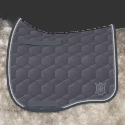 Mattes Eurofit Dressage Plain Velvet - Slate