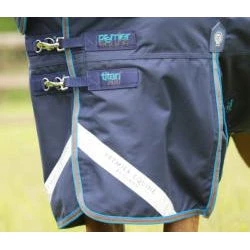 Navy PEI Titan 200g Turnout Rug With Detachable Neck - High-Quality Equestrian Product 5 Navy PEI Titan 200g Turnout Rug With Detachable Neck - High-Quality Equestrian Product - Image 5