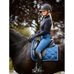 PSOS Dressage Saddle Pad Neptuna - We Shall Go On To The End -HorseMate Shop psos dressage saddle pad neptuna we shall go on to the end vivarchie equestrian 3