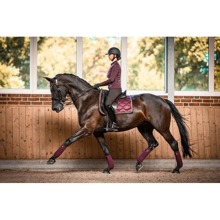 PSOS Dressage Saddle Pad Wine -"Commander-in-chief" 3 PSOS Dressage Saddle Pad Wine -"Commander-in-chief" - Image 3