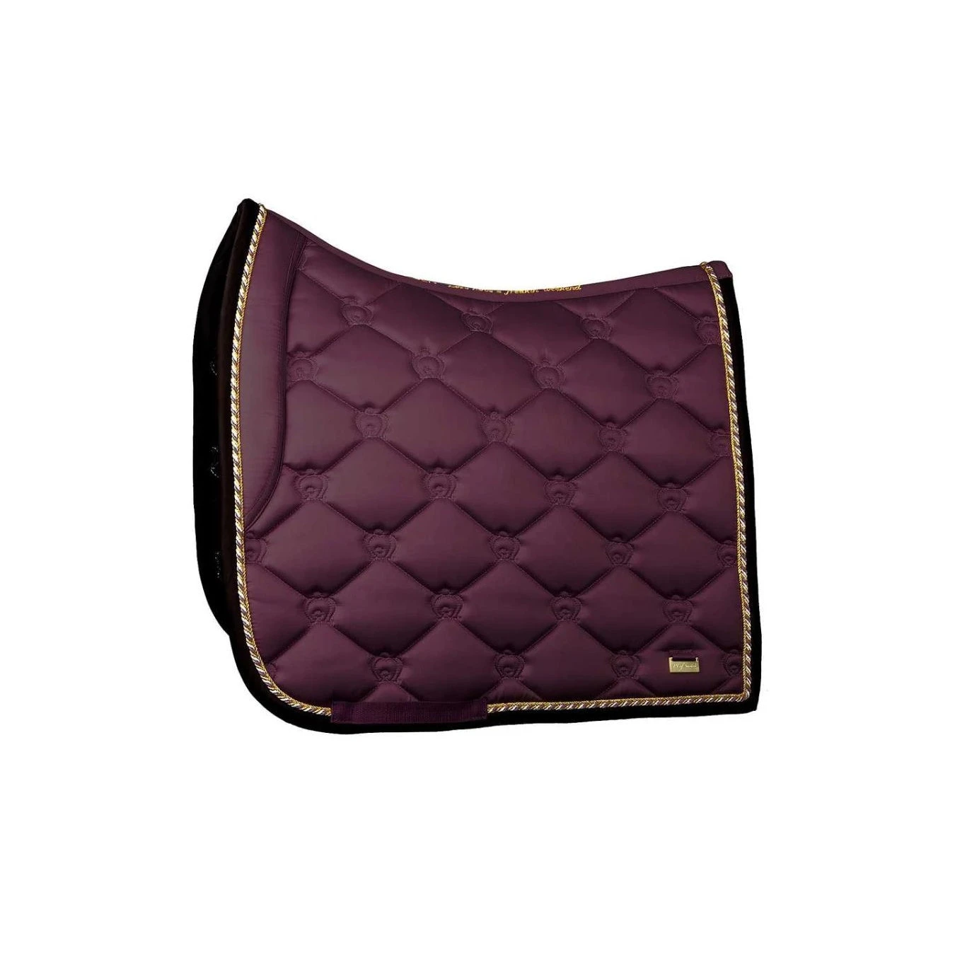 PSOS Dressage Saddle Pad Wine -"Commander-in-chief" 1 PSOS Dressage Saddle Pad Wine -"Commander-in-chief"