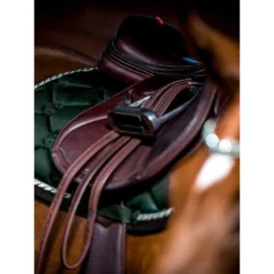 PSOS Jump Saddle Pad Emerald - "Dreams Do Come True" -HorseMate Shop psos jump saddle pad emerald dreams do come true vivarchie equestrian 3