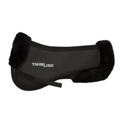 Sheepskin Trimmed Trifecta Cotton Half Pad -HorseMate Shop thinline trifecta cotton half pad with sheepskin trim saddle cloths 4 ce68fadf f8fb 4e08 8621 d7c0a60a11af